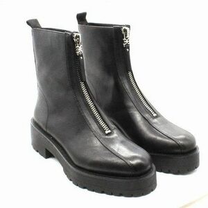 Sam Edelman Jacquie Black Leather Ankle Boots